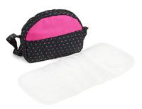 Poppen Luiertas - Dots Navy Pink - thumbnail