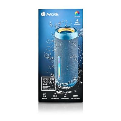 NGS ROLLERFURIA2BLUE Bluetooth luidspreker