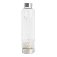 Spiru Edelsteen Waterfles Bergkristal - 400 ml - thumbnail