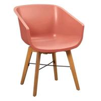 Hartman kuipstoel Amalia - terracotta - eucalyptus onderstel - thumbnail