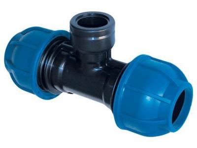 Alusic T-koppeling ø25-1/2"bi-ø25