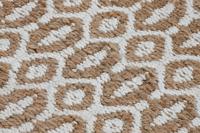 Tapijt Home ESPRIT Wit Bruin Boho 75 x 175 cm - thumbnail