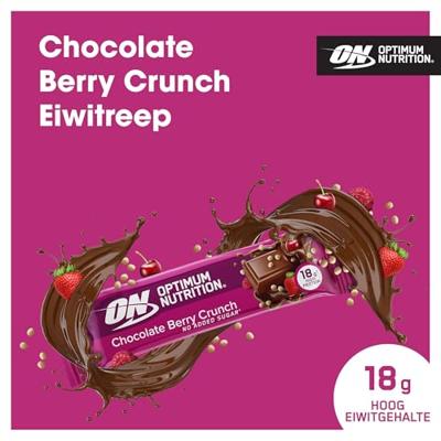 Chocolate Berry Crunch Protein Bar | Optimum Nutrition | 660 X G