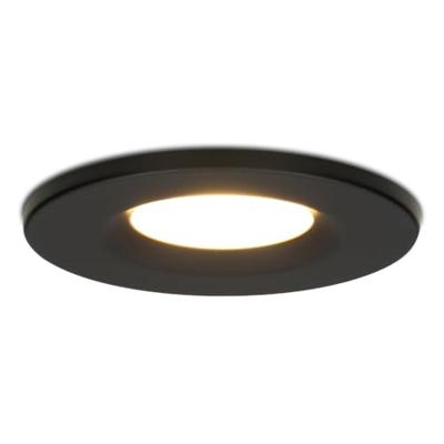 Venezia LED inbouwspot - 6 Watt 650 lumen - 2700K warm wit - Dimbaar - Rond - IP65 waterdicht - Zwart - Voor binnen, buiten en badkamer Venezia LED inbouwspot - 6 Watt 650 lumen - 2700K warm wit - Dimbaar - Rond - IP65 waterdicht - Zwart - Voor binnen, buiten en badkamer
