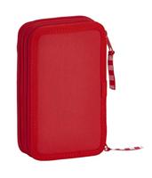 Dubbele etui Real Sporting de Gijón Rood 12.5 x 19.5 x 4 cm (28 Onderdelen) - thumbnail