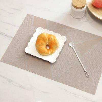 6PCS creatieve milieuvriendelijke eenvoudige tabel matten koffie kopje pad grootte: 30x45cm (beige) 6PCS creatieve milieuvriendelijke eenvoudige tabel matten koffie kopje pad grootte: 30x45cm (beige)
