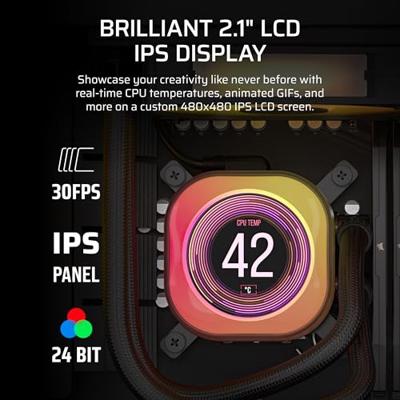 PC-koeling - CORSAIR - CW-9061023-WW - iCUE LINK TITAN 360 RX LCD AIO - thumbnail
