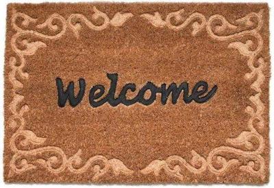 Deurmat kokos relief welcome l40b59 Esschert Design - Esschert design