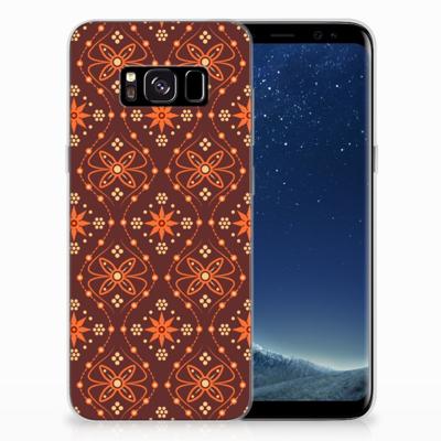 Samsung Galaxy S8 TPU bumper Batik Brown Samsung Galaxy S8 TPU bumper Batik Brown