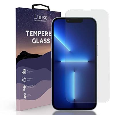 Lunso - Gehard Beschermglas - Full Cover Tempered Glass - iPhone 13 Pro Max Lunso - Gehard Beschermglas - Full Cover Tempered Glass - iPhone 13 Pro Max