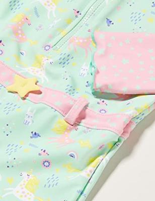 Playshoes zwempak lange mouw Eenhoorn Mintgroen-86-92