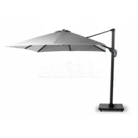 Tierra Outdoor Zweefparasol Durasol 300x300cm Light Grey - thumbnail