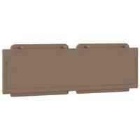 Hoofdbordkussen 160 cm kunstleer cappuccinokleurig - thumbnail