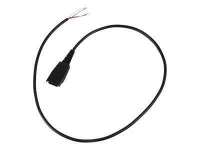 Jabra GN aansluitkabel QD <>open uiteinde, glad 0,5 m