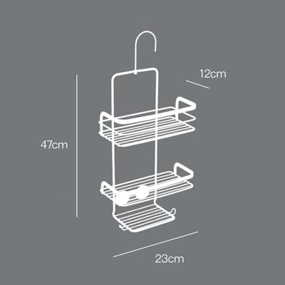 Metaltex origin line doucherek 3 etages 23x12x38 cm zwart