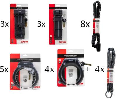 Simson Actiepakket sloten - 27 delig