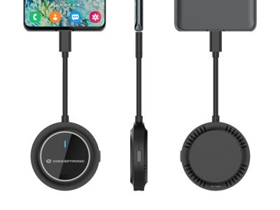 Conceptronic ATHERIC01B draadloze beeldschermadapter HDMI/USB Volledige HD Dongle