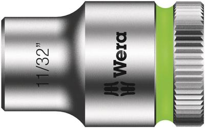 Wera 8790 HMB Zyklop Hand- en Machinedop met 3/8"-Aandrijving, 11/32 duim - 1 stuk(s) - 05003571001 Wera 8790 HMB Zyklop Hand- en Machinedop met 3/8"-Aandrijving, 11/32 duim - 1 stuk(s) - 05003571001