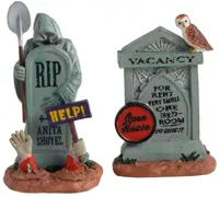 Lemax tombstone duo s/2 accessoire Spooky Town 2021 - thumbnail