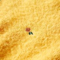 Kindertrui gebreid 140 okerkleurig - thumbnail