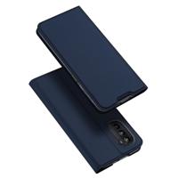 Dux Ducis - Slim bookcase hoes - Motorola Moto G52 - Blauw - thumbnail