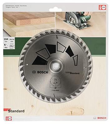 Bosch Accessoires Cirkelzaagblad Standard 184X20 T40 - 2609256B56