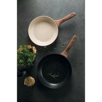 Sambonet Koekenpan Rock &apos;n&apos; Rose - Creme - ø 28 cm - standaard anti-aanbaklaag - thumbnail