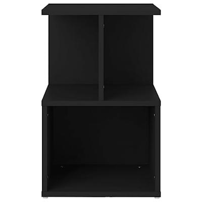 Nachtkastje 35x35x55 cm spaanplaat zwart