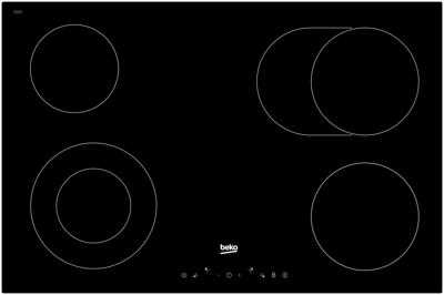 Beko HIC84401 Keramische kookplaat Zwart Beko HIC84401 Keramische kookplaat Zwart