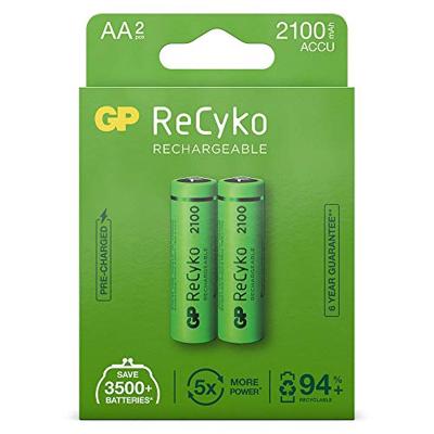 GP ReCyko+ 2 AA-batterijen Mignon accu