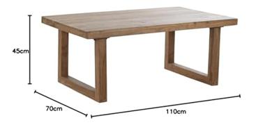 Hoofdtafel DKD Home Decor Acacia (110 x 70 x 45 cm)