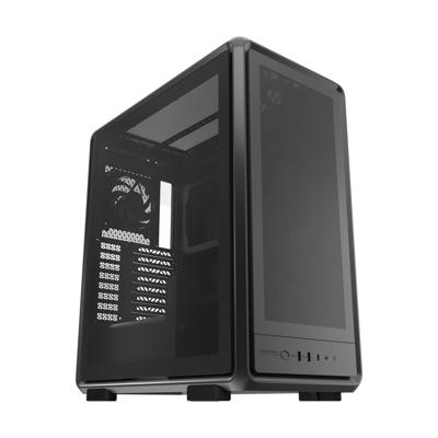 Cooler Master MasterFrame 500 Mesh AR Midi-tower PC-behuizing Zwart 3 voorgeïnstalleerde LED-ventilators, Zijvenster, Stoffilter