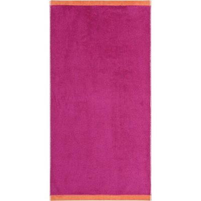 Cawö Cawo Lifestyle Splash Doubleface 7071 Handdoek 50x100 pink/mandarine