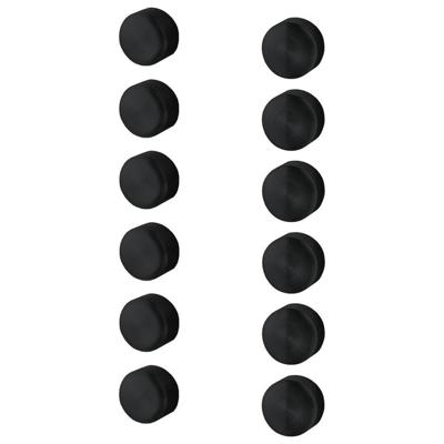 Afdekkapjes Haceka Ixi Set Van 12 Stuks Mat Zwart Haceka Afdekkapjes Haceka Ixi Set Van 12 Stuks Mat Zwart Haceka