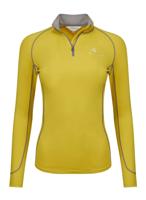LeMieux Climate Base Layer techshirt geel maat:s - thumbnail