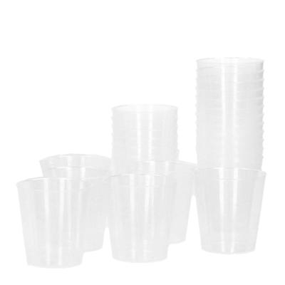 Shotglas kunststof set van 20 stuks