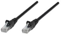 Intellinet 320788 RJ45 Netwerkkabel, patchkabel CAT 5e U/UTP 7.50 m Zwart 1 stuk(s) - thumbnail