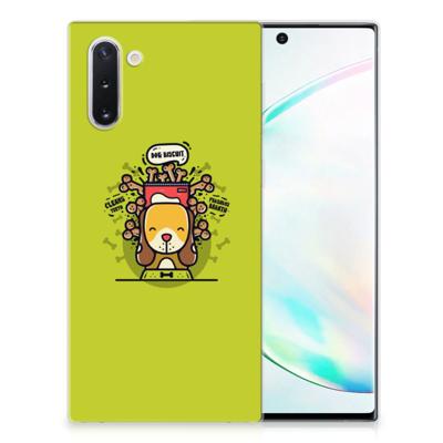 Samsung Galaxy Note 10 Telefoonhoesje met Naam Doggy Biscuit Samsung Galaxy Note 10 Telefoonhoesje met Naam Doggy Biscuit