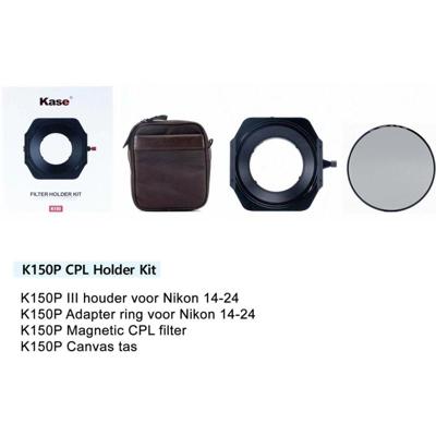 Kase K150P III Nikon 14-24 CPL KIT Houder+CPL+Tas