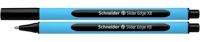 Balpen Schneider Slider Edge extra breed zwart - thumbnail