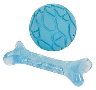 Fofos puppy bot en bal blauw - thumbnail
