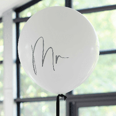 Ginger Ray BW-436 Ballon Mr