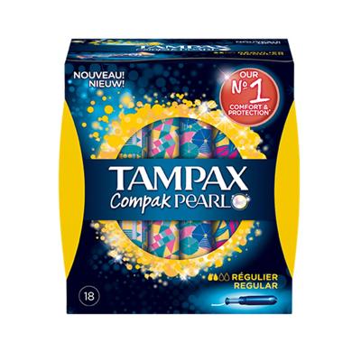 Tampax Pearl Compak Regular 18