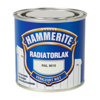 Hammerite Radiatorlak Hoogglans | RAL9010 | 250ml - 5110535 - thumbnail
