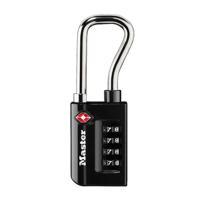 Hangslot masterlock 4-cijfer tsa lang zwart 35mm - thumbnail
