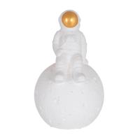 Steinhauer Witte tafellampJazz van gips - 3108W - thumbnail