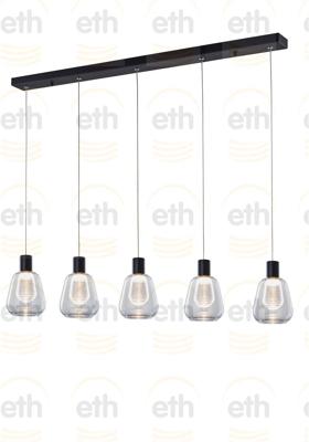 ETH Glazen eettafel hanglampGary - 05-HL4526-30H