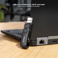 Kaartlezer TooQ TQR-3003B Zwart - thumbnail