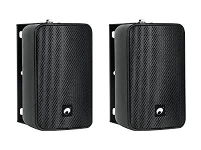 Omnitronic ODP-204 Wandluidspreker 80 W 16 Ω Zwart 1 paar