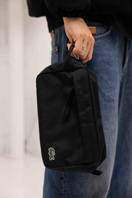 Lacoste Toilettas Heren Zwart - Maat One Size - Kleur: Zwart | Soccerfanshop